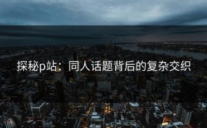 探秘p站：同人话题背后的复杂交织