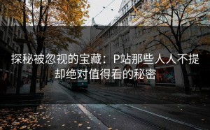 探秘被忽视的宝藏：P站那些人人不提却绝对值得看的秘密
